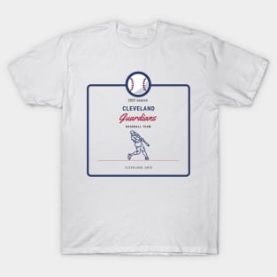 cleveland guardians for baseball lovers 2022 season T-Shirt T-Shirt